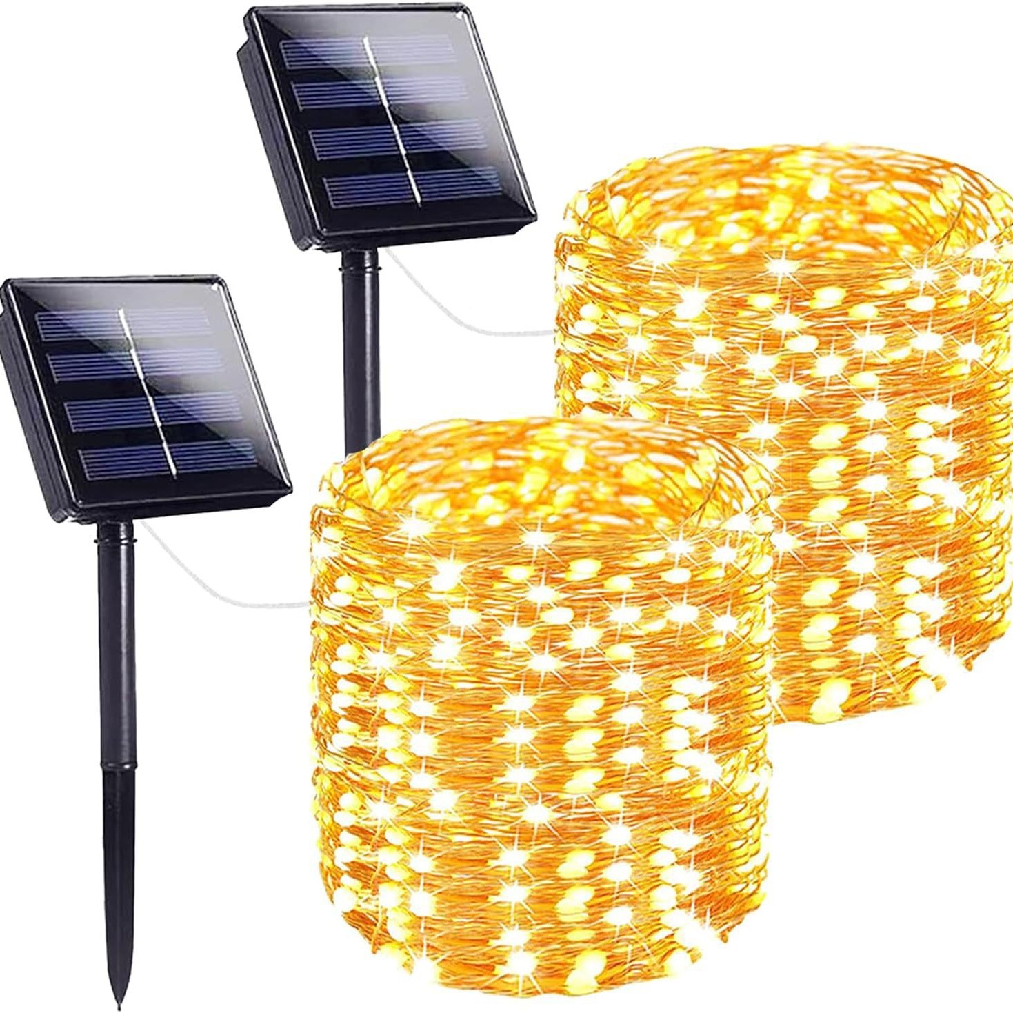 Home & Garden Light String Solar Light String Copper Wire Led Light 8 Functions Outdoor Waterproof Garden Light Christmas Decoration Light