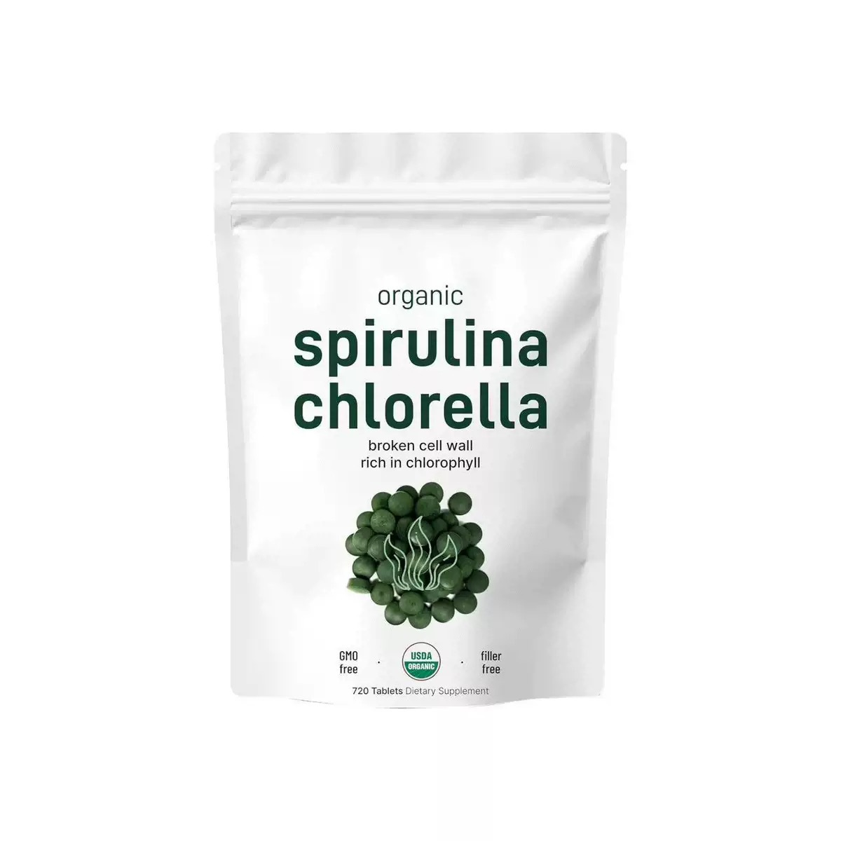 Hot Selling Chlorella Spirulina Tablets