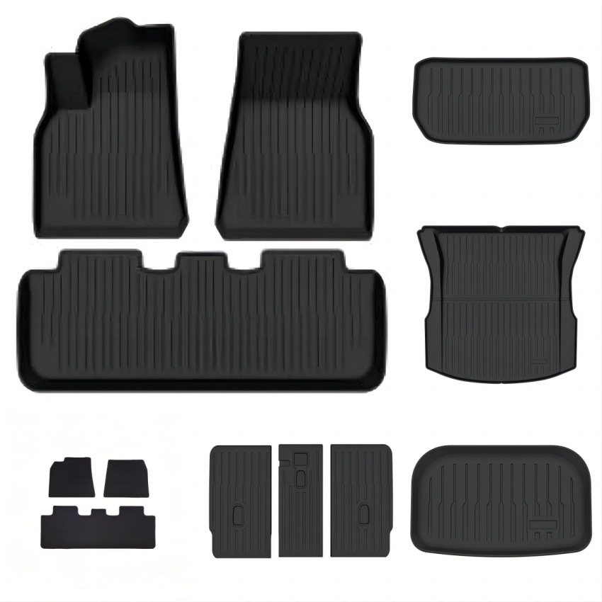 Suitable For Tesla Y/3 All-weather Waterproof And Odor-free TPE Special Car Car Floor Mat