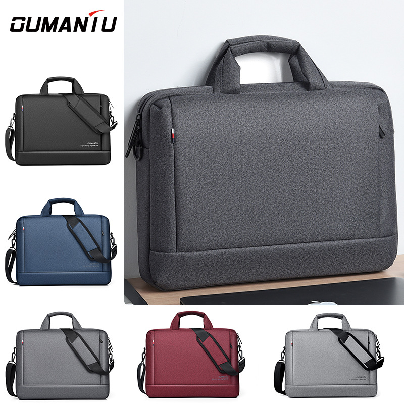Computer & Office business laptop bag waterproof Oxford cloth 14 15 inch briefcase business commuter messenger bag