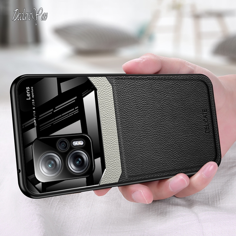 11 11T Pro 11E Case DECLAREYAO Slim Hard Silicone Soft Coque For Xiaomi Redmi Note 10S 10 9S 9 Pro Max 8 8T Case Leather
