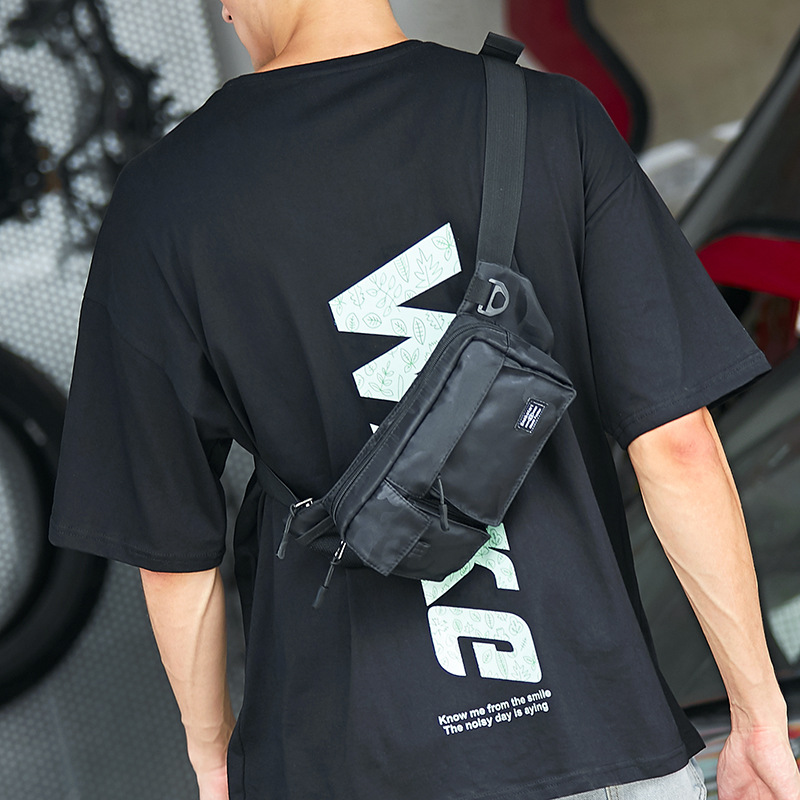 Men's Waist Bag Crossbody Bag - Camouflage Chest Bag, Casual Single Shoulder Outdoor Sports Bag, Fixed Gear Bag, Phone Pouch