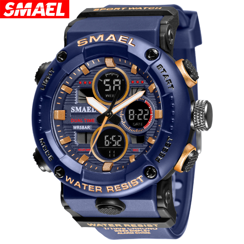 Smael smael men's watch men's watch students' electronic watch trend multifunctional Waterproof Sports Watch