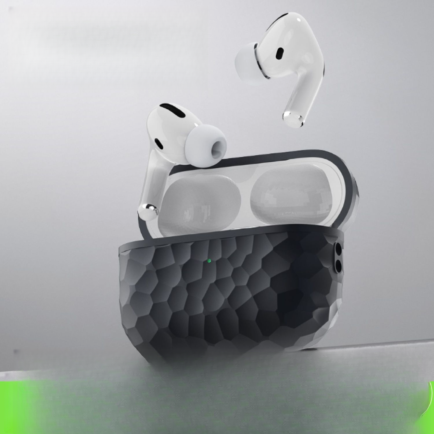 Ins niche 3D hammer pattern personalized Pro/Pro2 Bluetooth earphone case protective cover