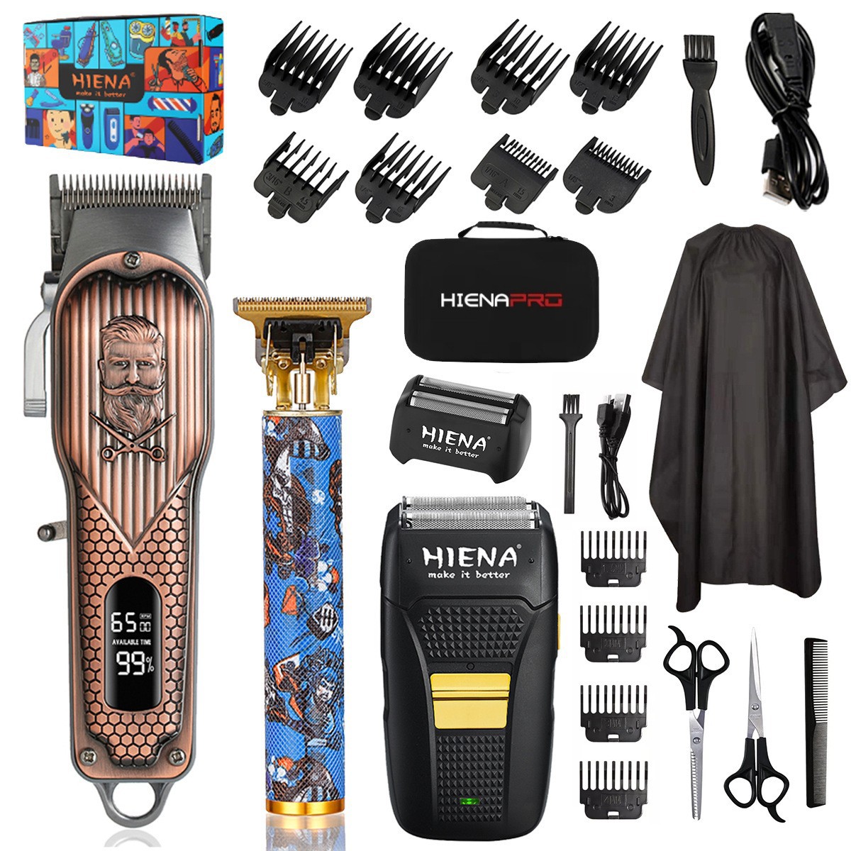 Electric Hair Clipper Shaving Oil Head Electric Clipper Household Bald Razor Electric Pusher Barber Shop Hair Salon