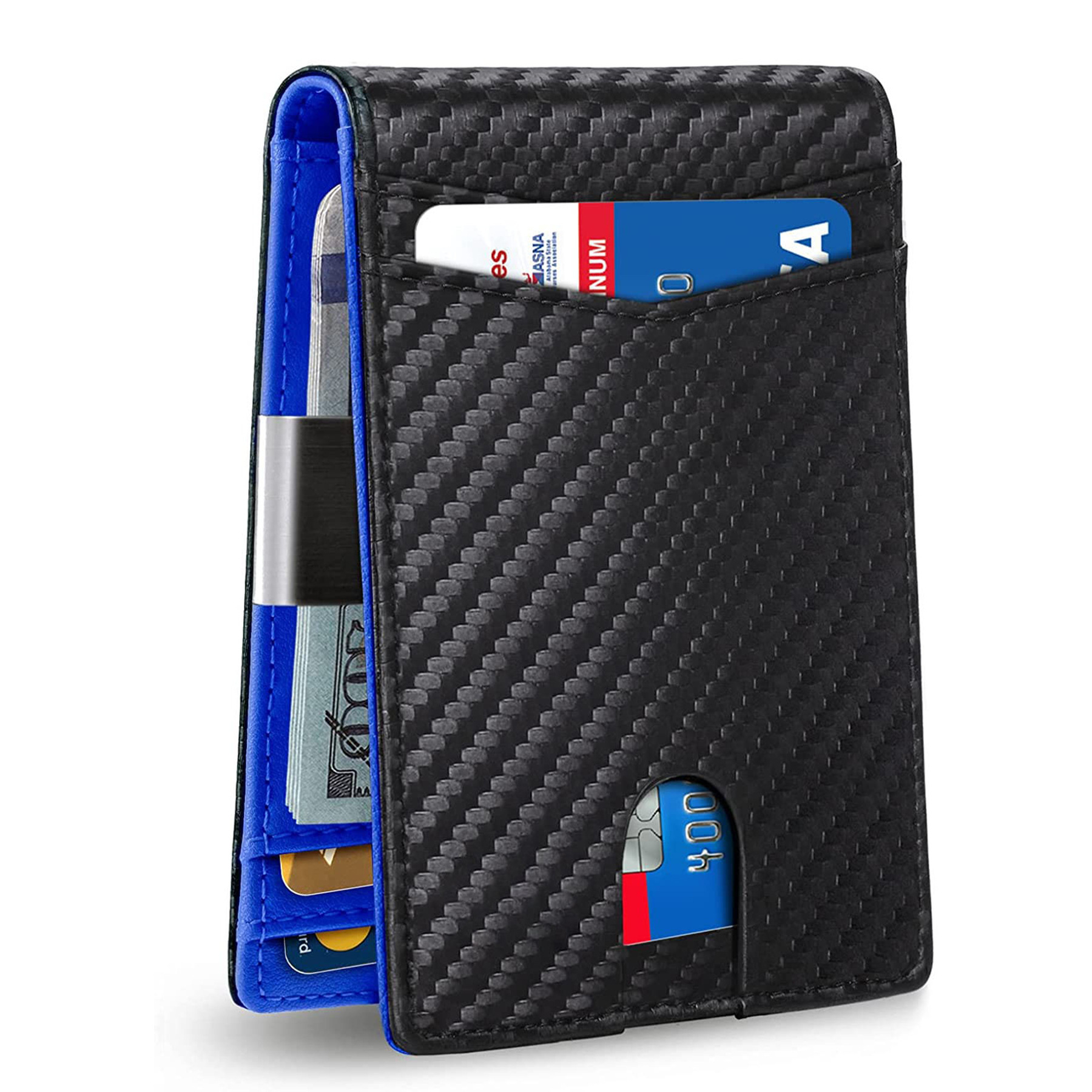 Luggage & Bags Rfid Wallet Wallet Multi Card Anti Theft Wallet Card Holder Dollar Clip