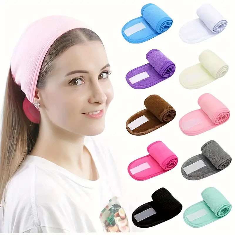 Makeup Tools & Accessories Velcro Confinement Headband Sports Yoga Beauty Spa Headband Thickened Ant Cloth Headband