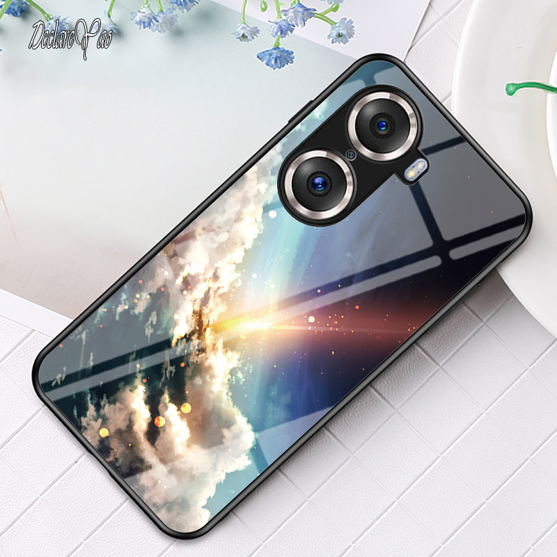 Honor 70 60 50 SE Case DECLAREYAO Hard Tempered Glass Cover For Huawei Honor 30 Pro Plus 20 10 Lite View 30 20 V10 V9 Ca