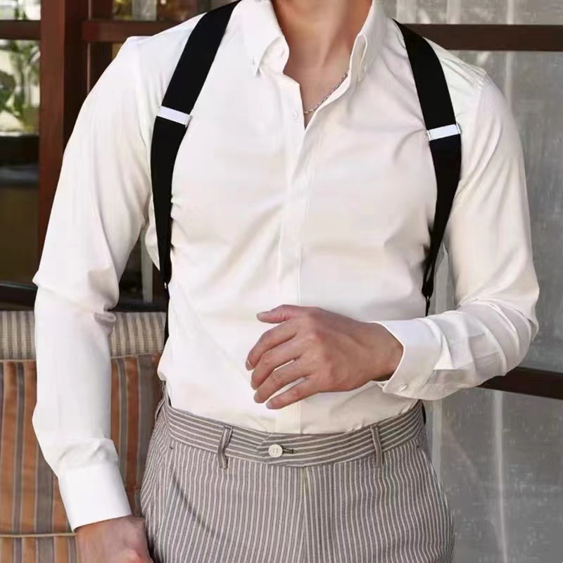 Hosenträger Erwachsene Anzug Hosen Herren Hosen Elastische Hosenträger Clip Ältere Britischen Stil Trend