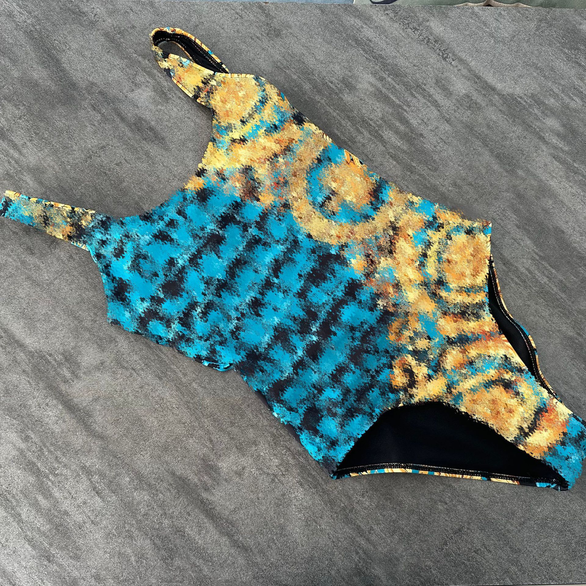 Women's brand spot backless one-piece sister style one-piece swimsuit bikini swimsuit