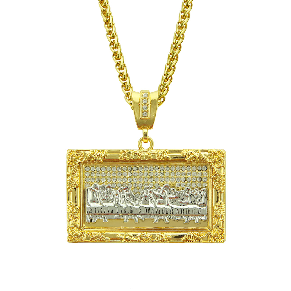 New Necklace, Hip-hop, Last Dinner Accessory Necklace, European And American Fashion Alloy Pendant