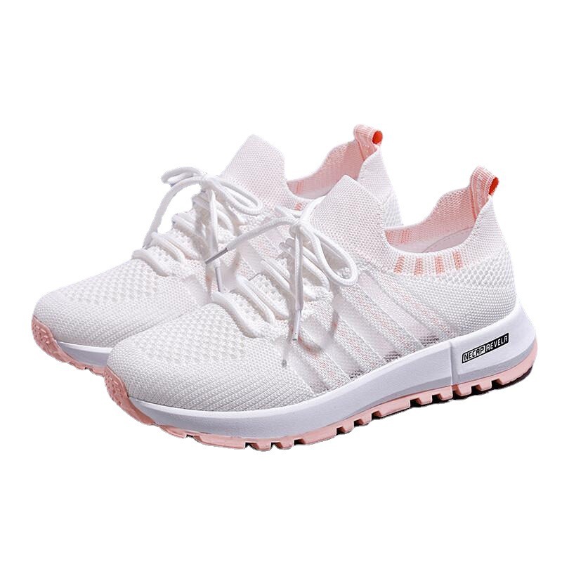 Women's Tennis Shoes Work Shoes Sneakers Rubber Sole Mesh Comfortable Sneakers Footwear