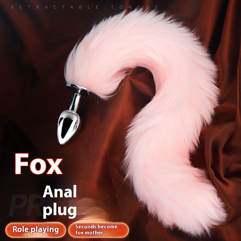 Anal anal plug, fox tail, masturbation, outdoor adult sex toys, SM toys
