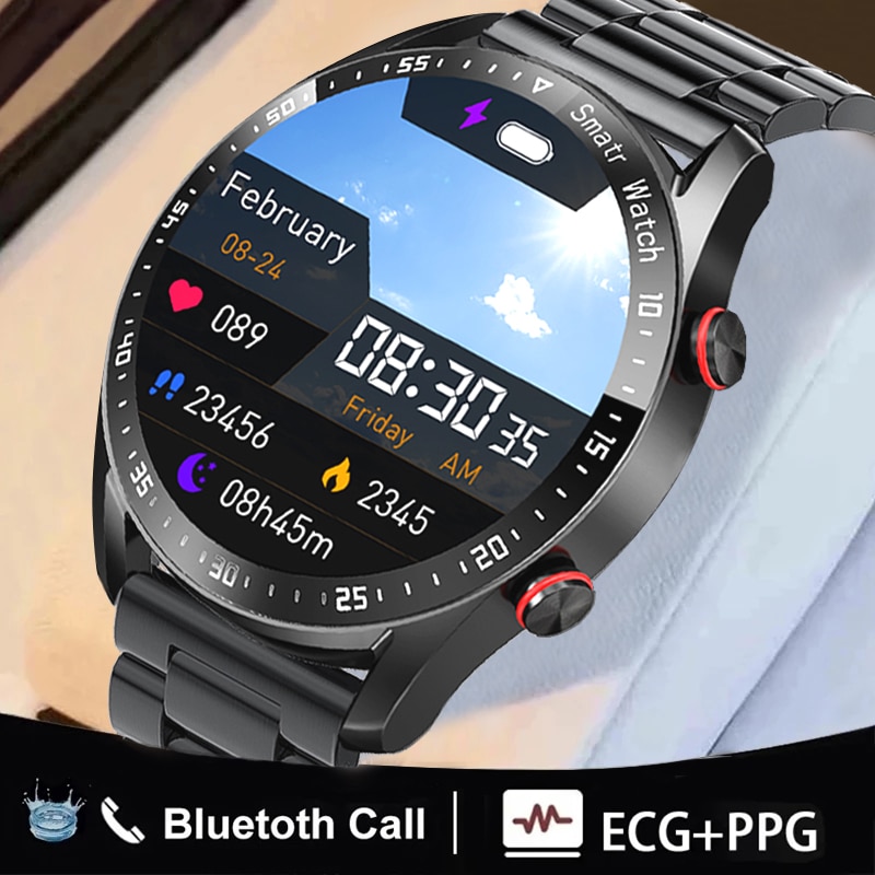 Bluetooth Call Smart Watch Men Full Touch Sport Watch Health Tracker Men's Smartwatch Waterproof For Android IOS