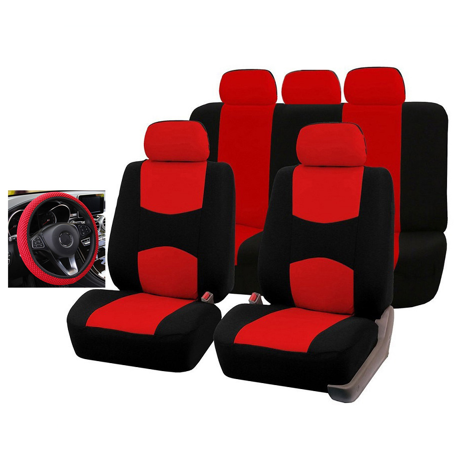 Car chair cover Seat cover sandwich steering wheel cover car