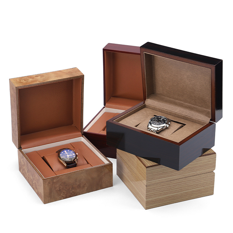 High-grade mahogany watch box, wooden watch display box, men's mechanical watch storage box, watch gift box