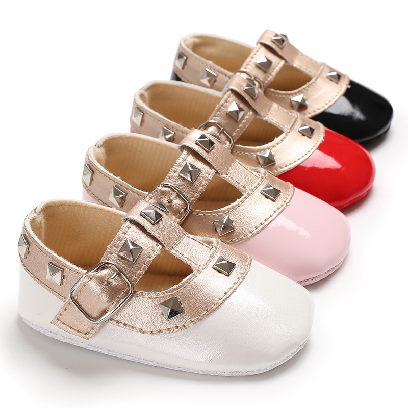 Mother & Kids Baby Shoes Spring And Autumn 0-1 Year Old Baby Girl Princess Non-slip Soft Sole Baby Toddler Shoes One Piece Dropshipping