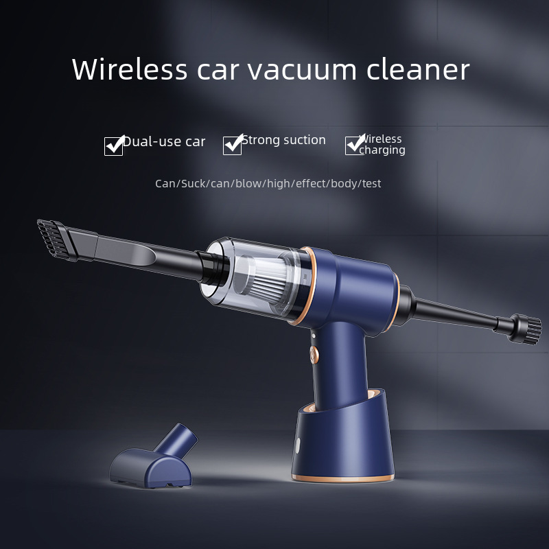 Car vacuum cleaner dust collector wireless charging car home car small handheld high-power blowing