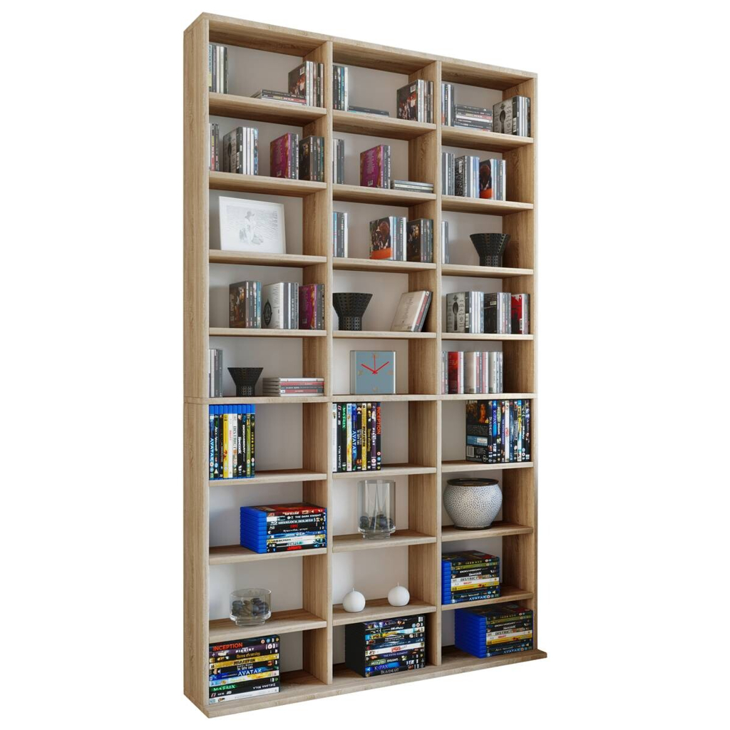 Regal Megosa Maxi Eiche Sonoma Nachbildung Holzwerkstoff B/H/T: ca. 102x183x23 cm