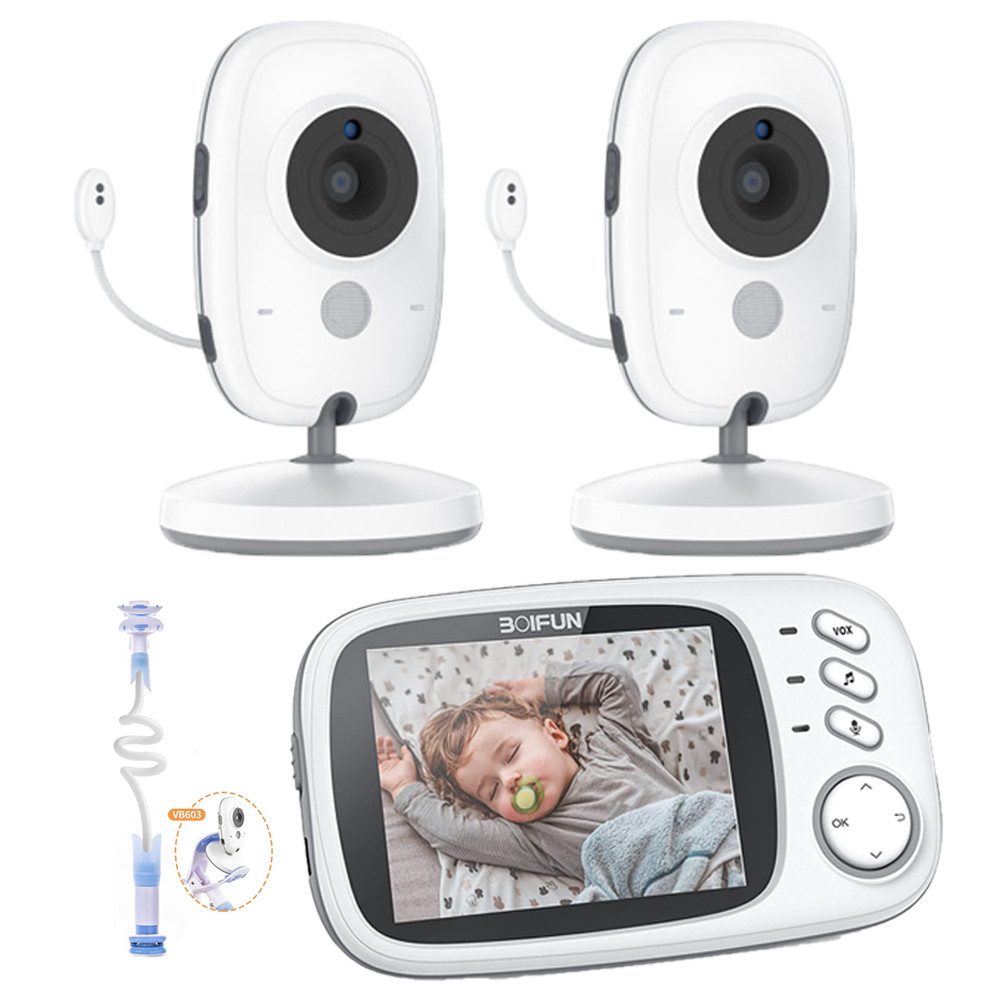 Boifun Babyphone Babyphone mit 2 kameras