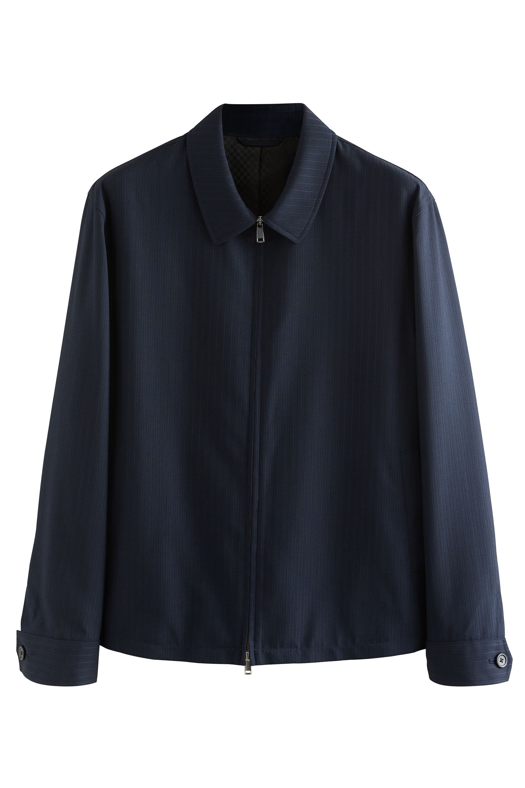 Next Sakko Gestreifte Anzug-Hemdjacke (1-tlg)