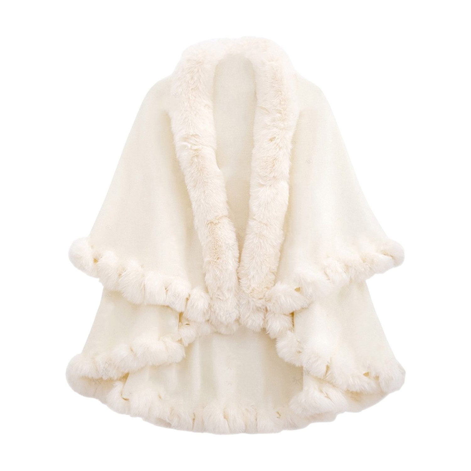 Refttenw Poncho Cardigan-Schal, Cape-Schal,Strickponcho,Warmer Schal