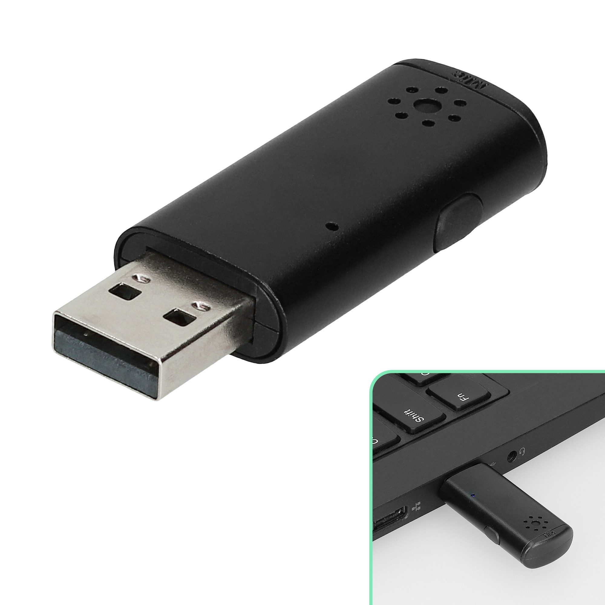 kwmobile Mikrofon USB PC Mikrofon für