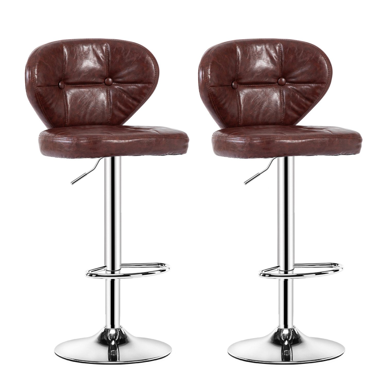 FOXSPORT Barhocker Höhenverstellbar, Höhenverstellbar, um 360°