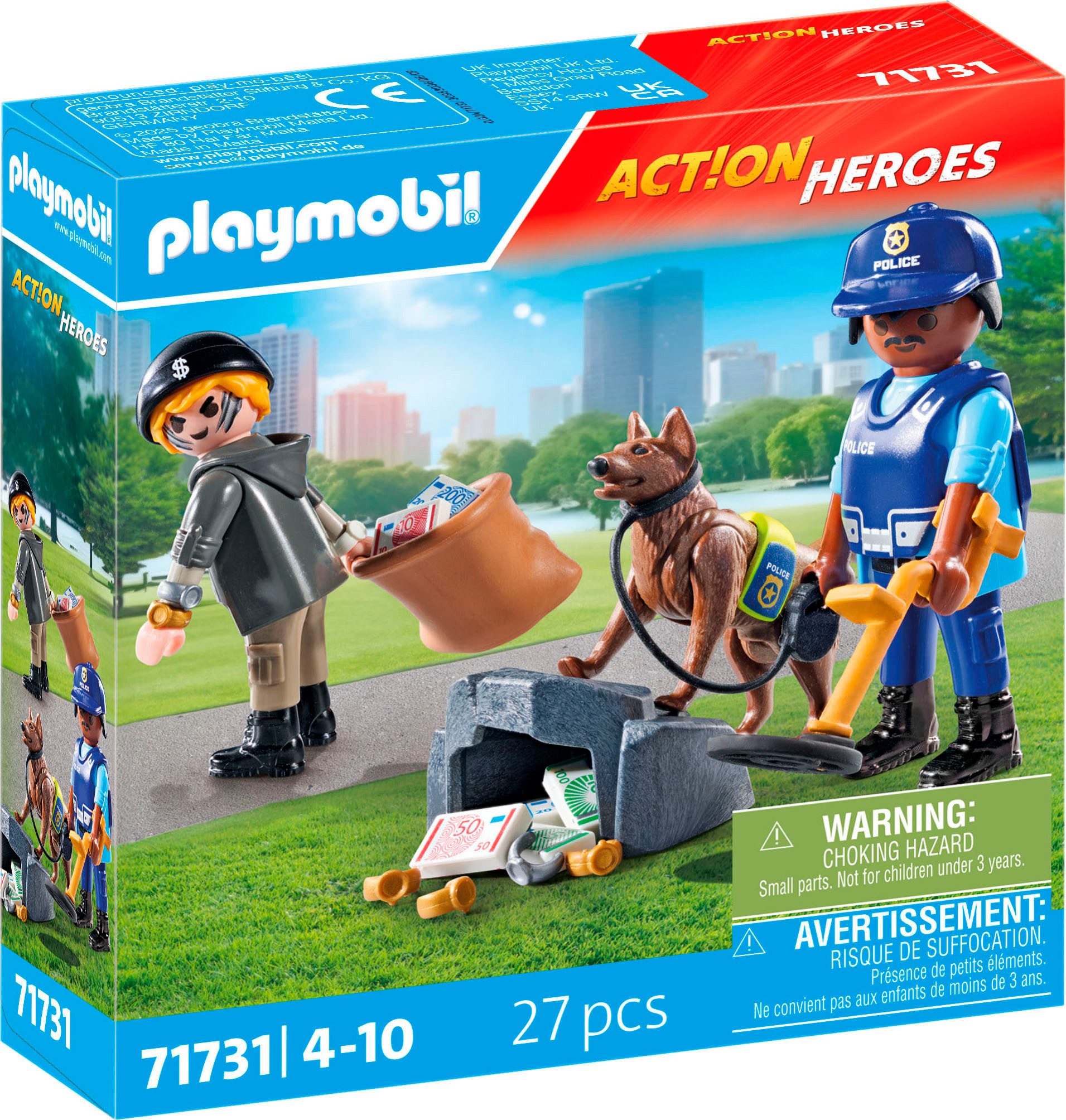Playmobil® Spurensuche mit Hund (71731), Playmobil