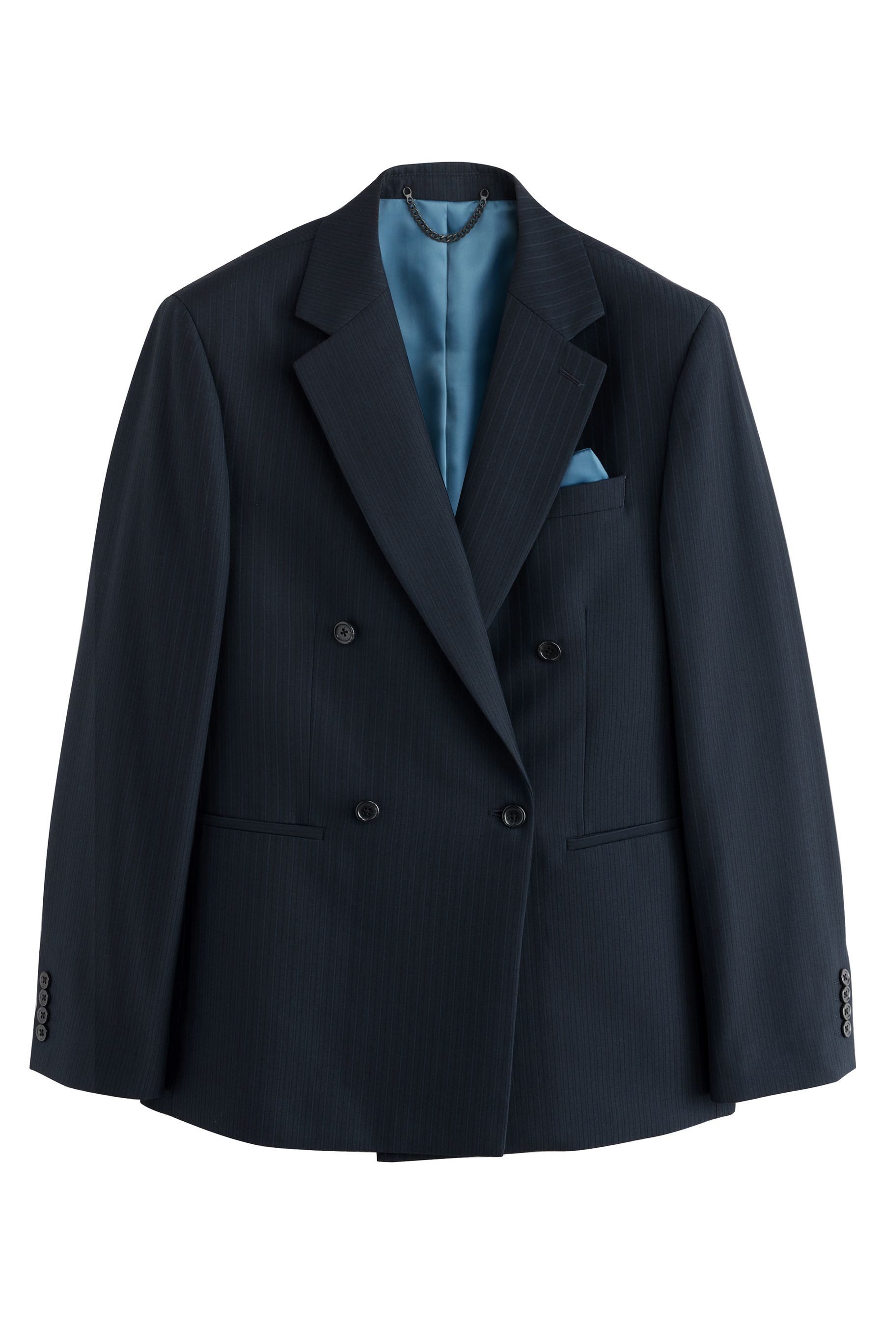 Next Sakko Zweireihiges Sakko mit Streifen