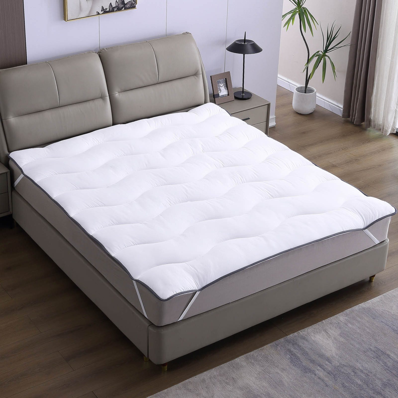 AMBINESS, Topper Matratzentopper Mikrofaser Wolke 80x200cm