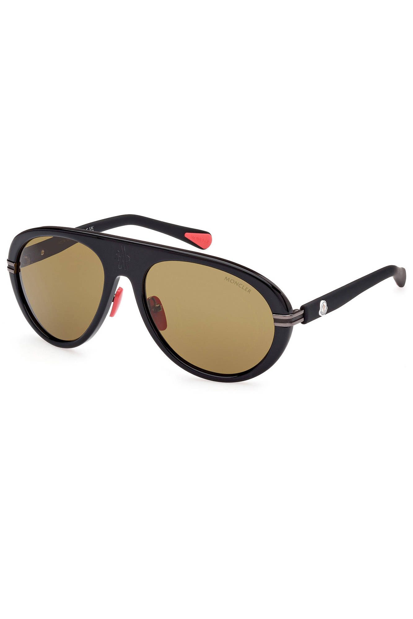 MONCLER Sonnenbrille Männliche Sonnenbrille: Schwarz, Tropfendesign,