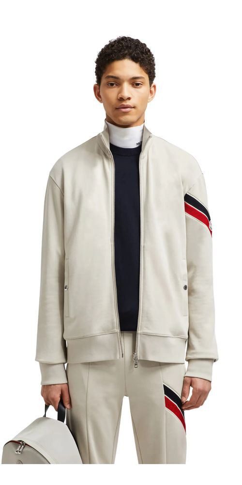 MONCLER Sommerjacke Moncler Tricolour Accent Cotton