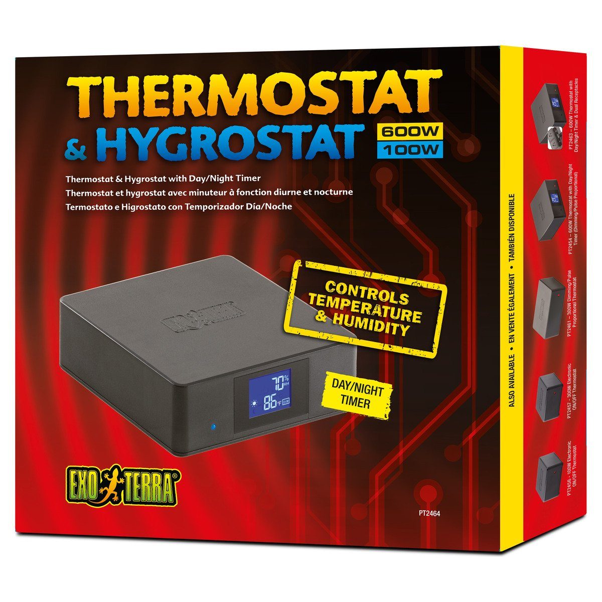 Exo Terra Terrarium-Klimasteuerung Thermostat & Hygrostat