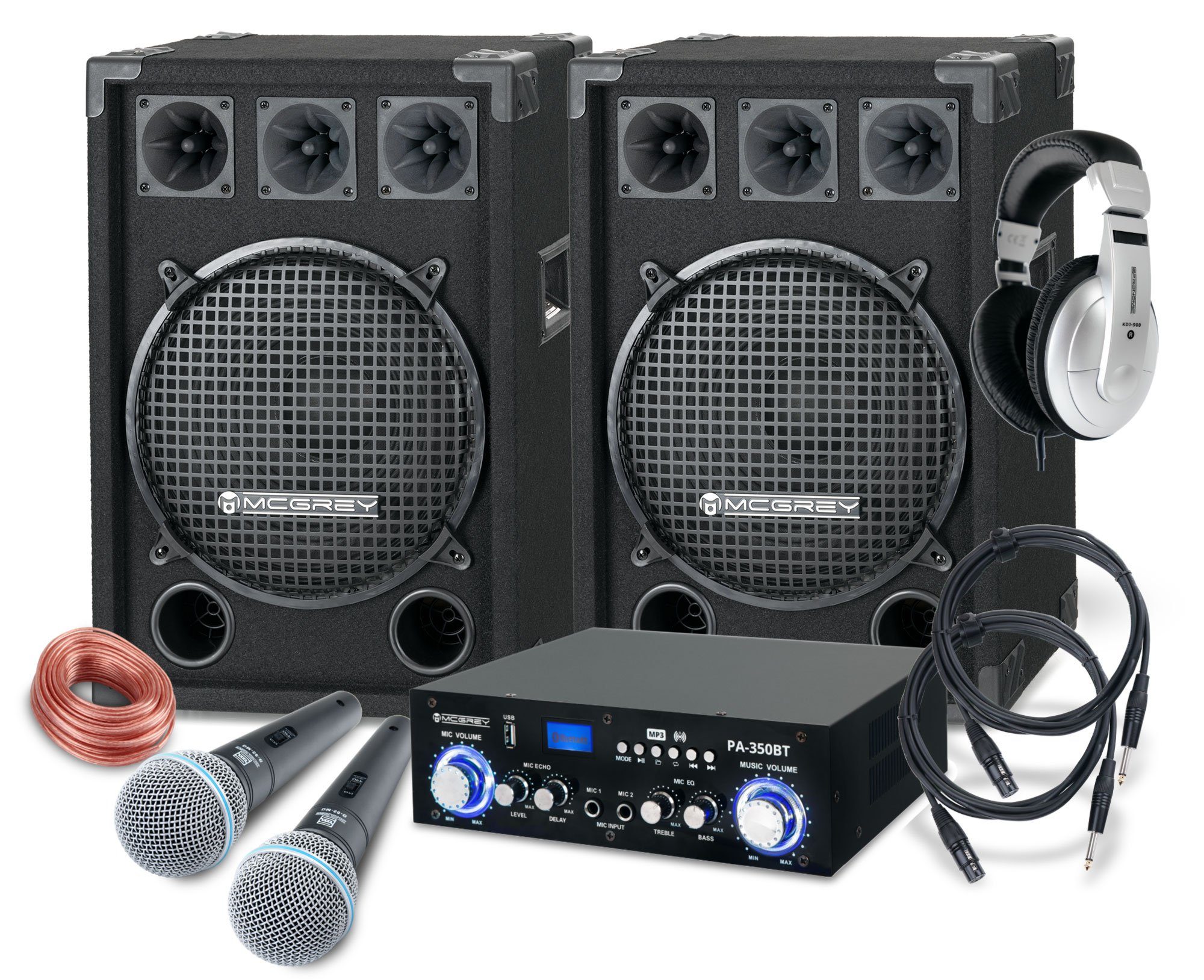 McGrey DJ Karaoke Komplettset PA Anlage
