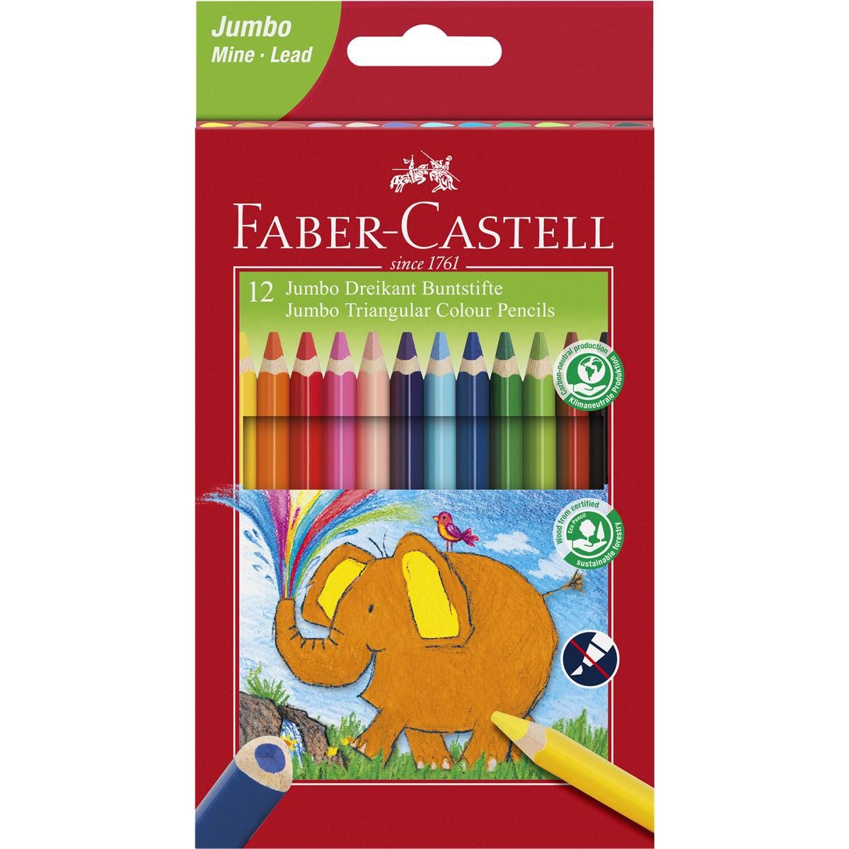 Faber-Castell Buntstift Faber-Castell Jumbo Buntstift Dreikant