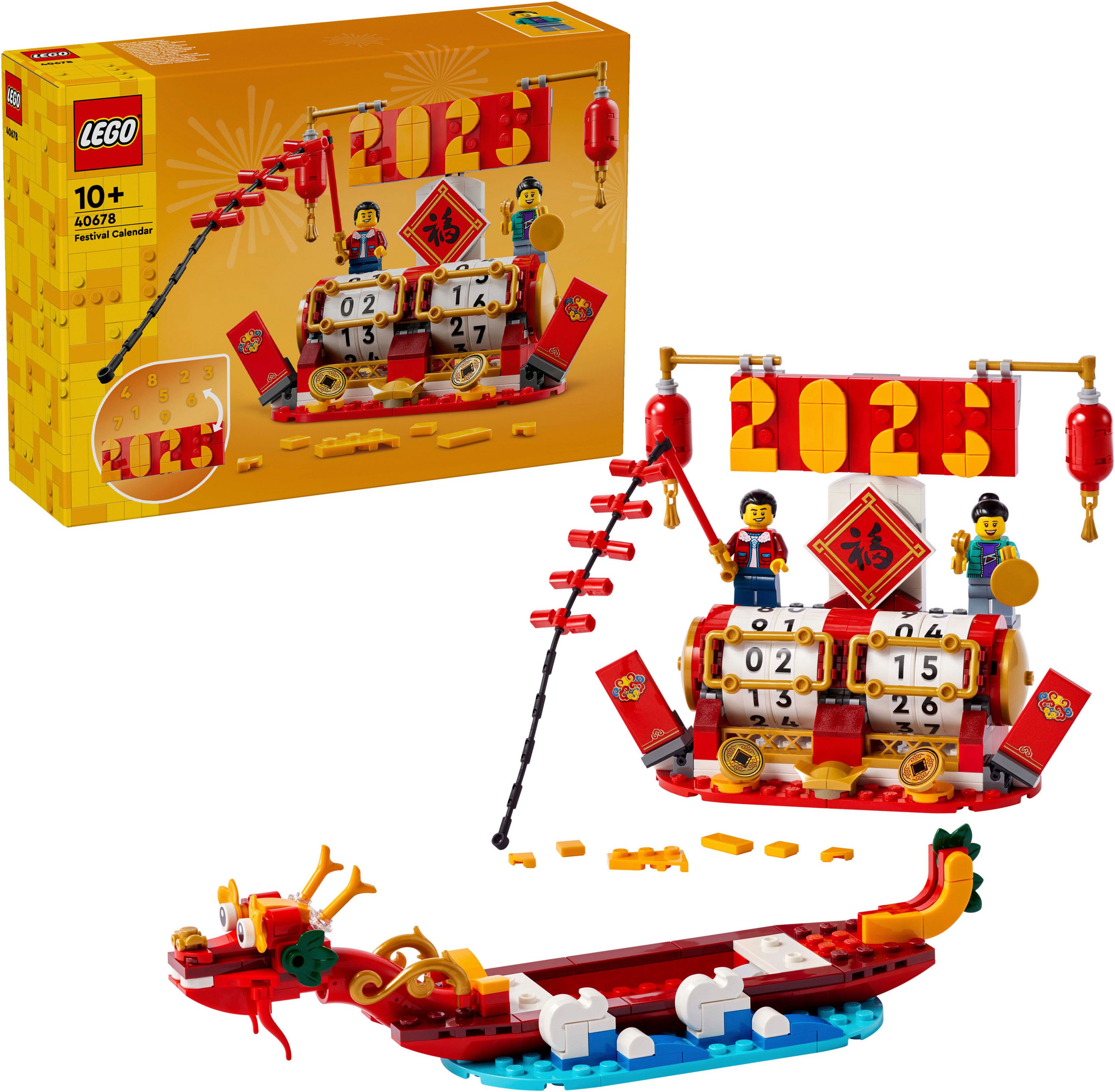LEGO® Feiertagskalender (40678), LEGO Iconic Konstruktionsspielsteine,