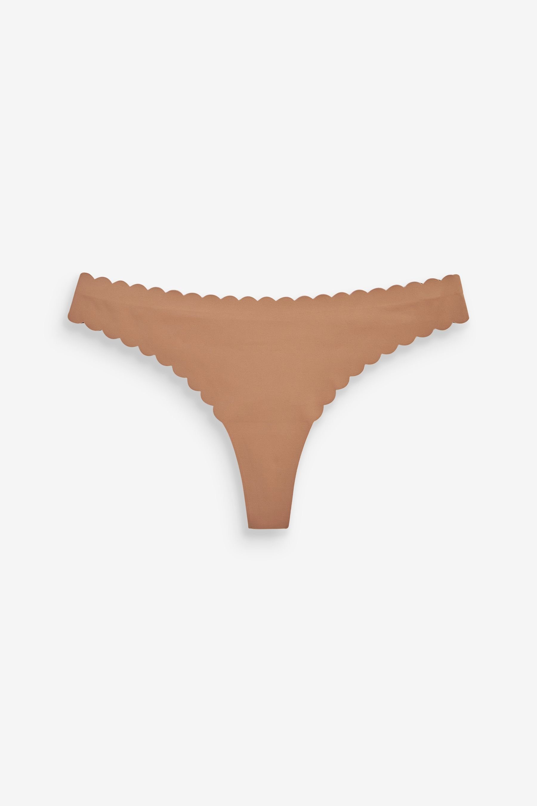 Next String Nahtlose Tanga-Slips mit Bogenkante
