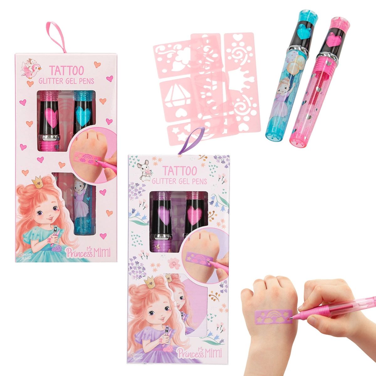 Depesche Spiel Princess Mimi Tattoo Glitzer