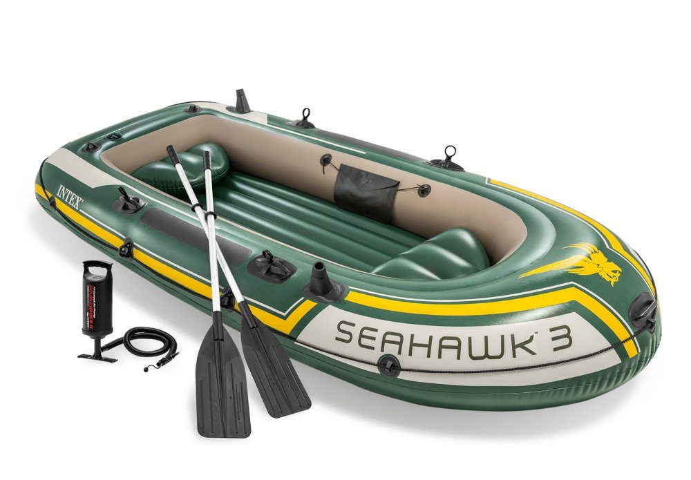 Intex Schlauchboot Sport Seahawk 3 Alu-Paddel
