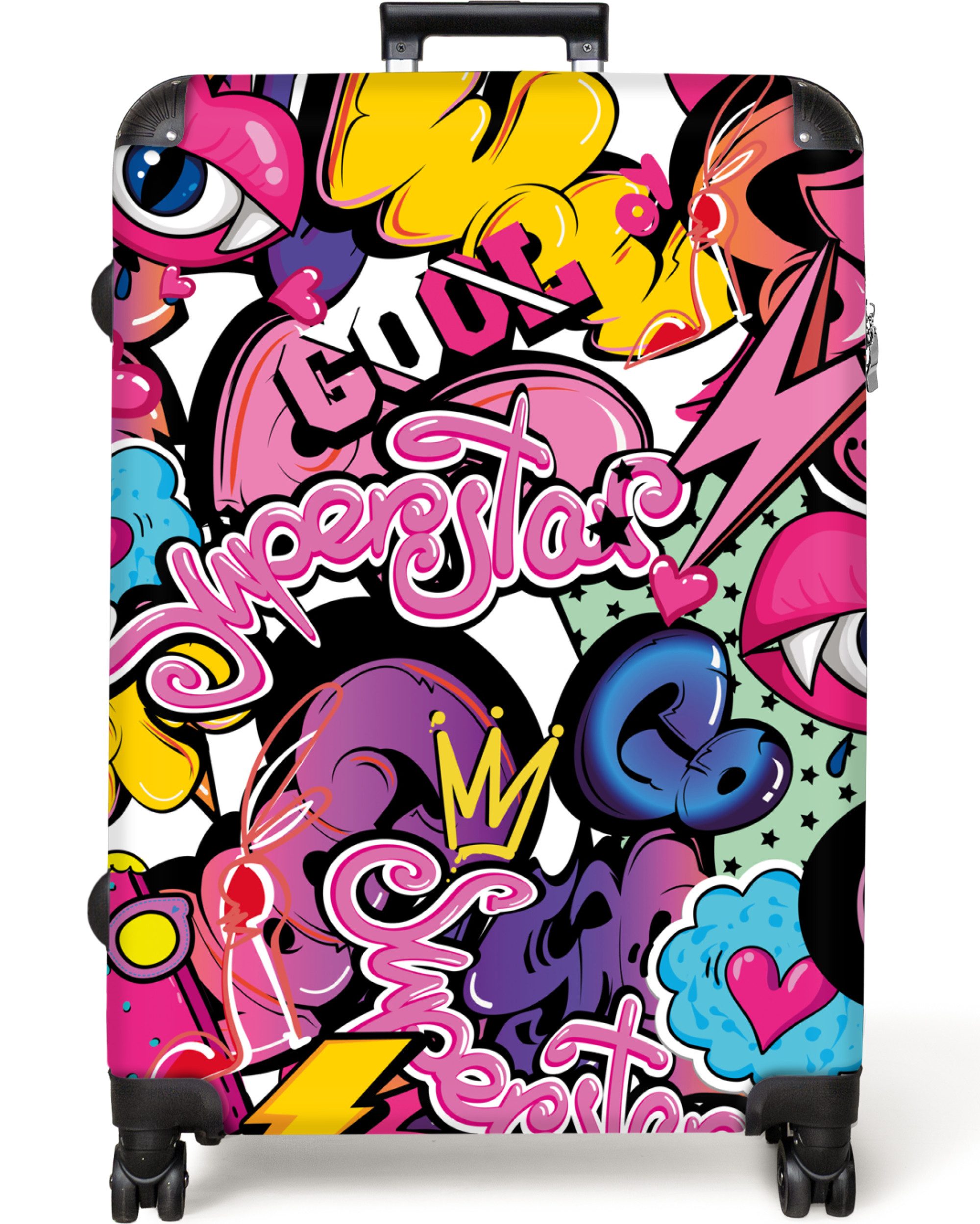 NoBoringSuitcases.com© Hartschalen-Trolley Design - Superstar -