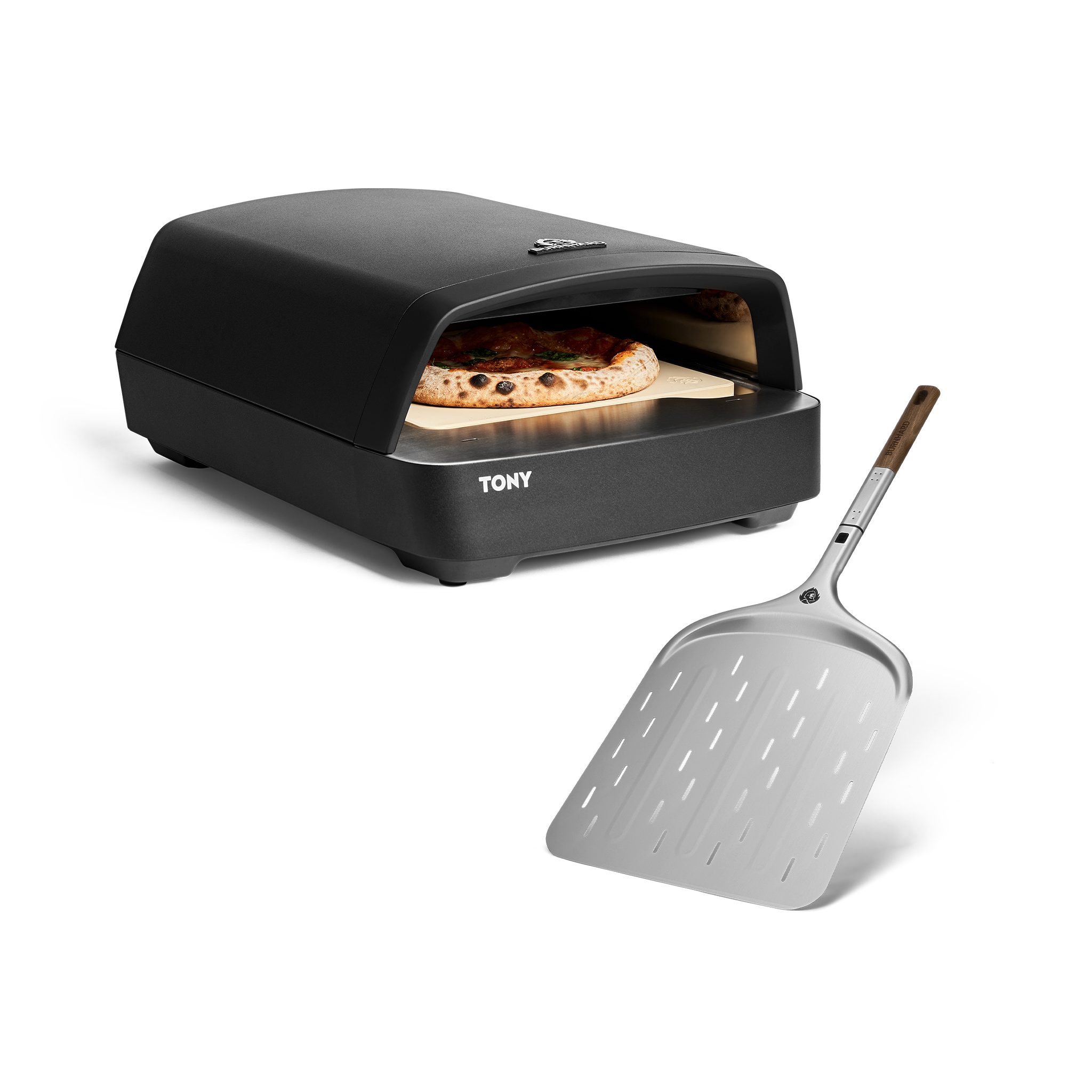 BURNHARD Gas-Pizzaofen, TONY, 450 °C, Tragbarer