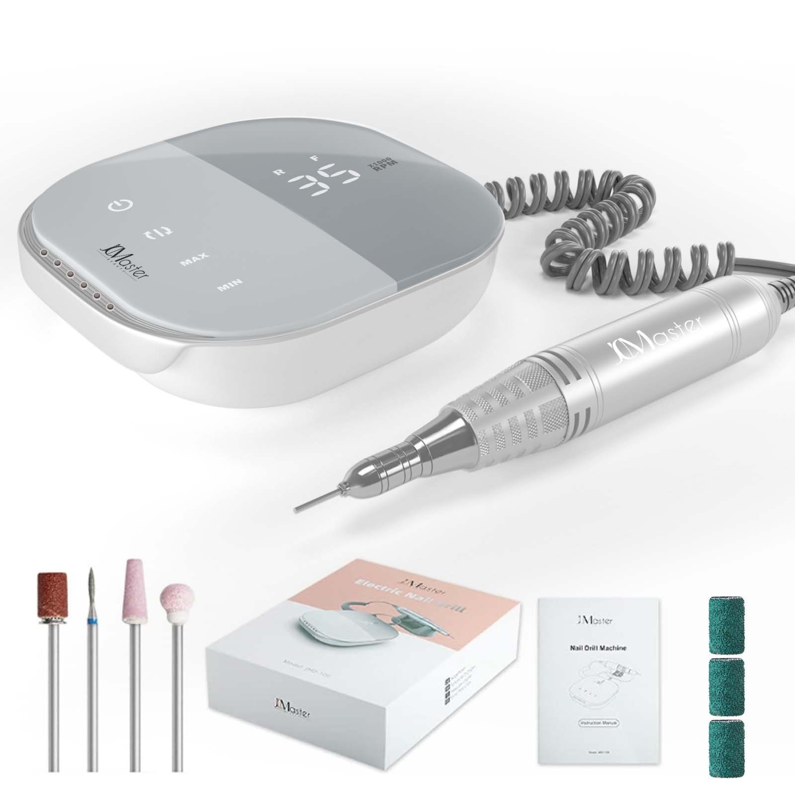 JCMaster Maniküre-Pediküre-Set TouchPro+ Nagelfräser 35000RPM mit