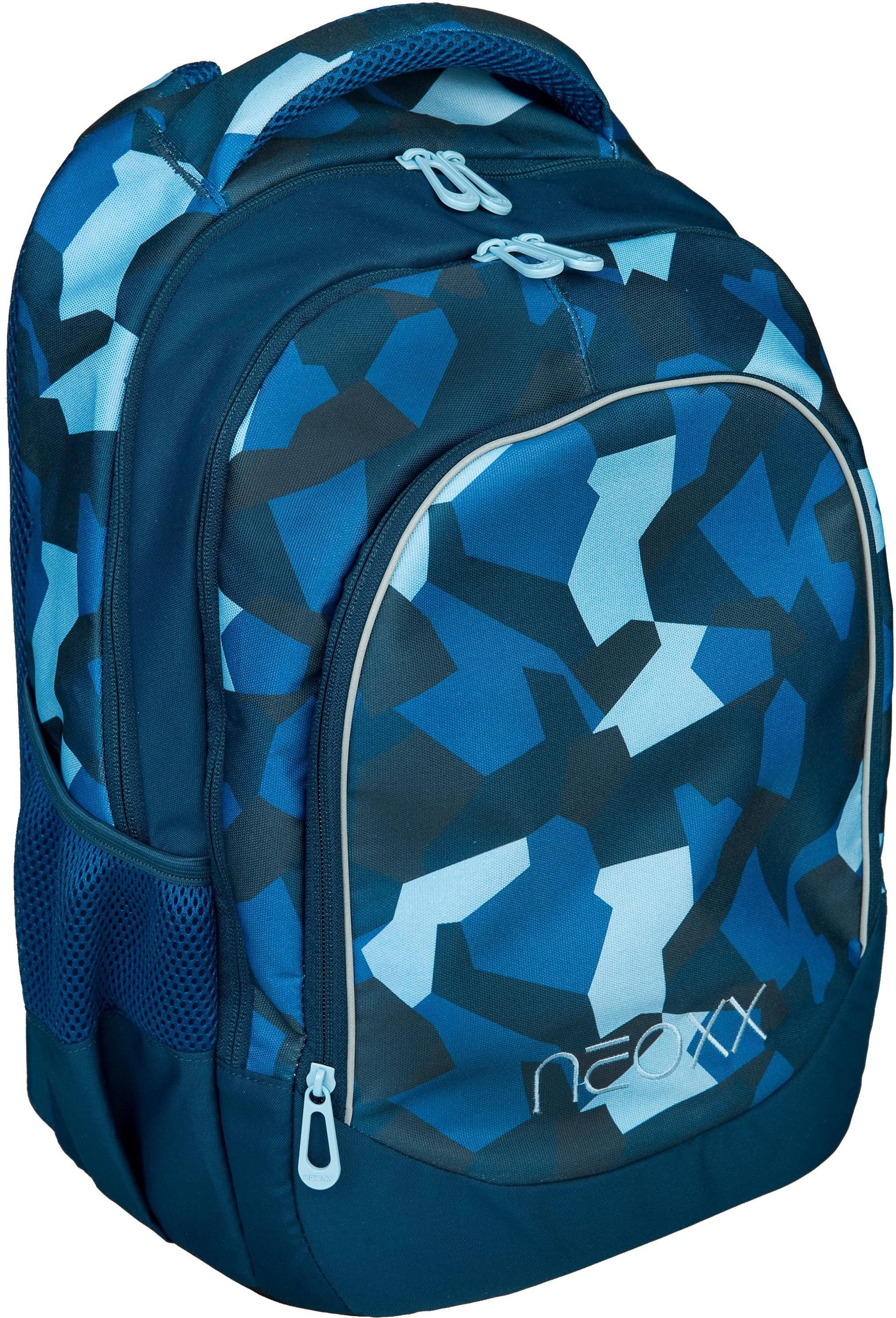 neoxx Schulrucksack Fly, Camo Nation, aus