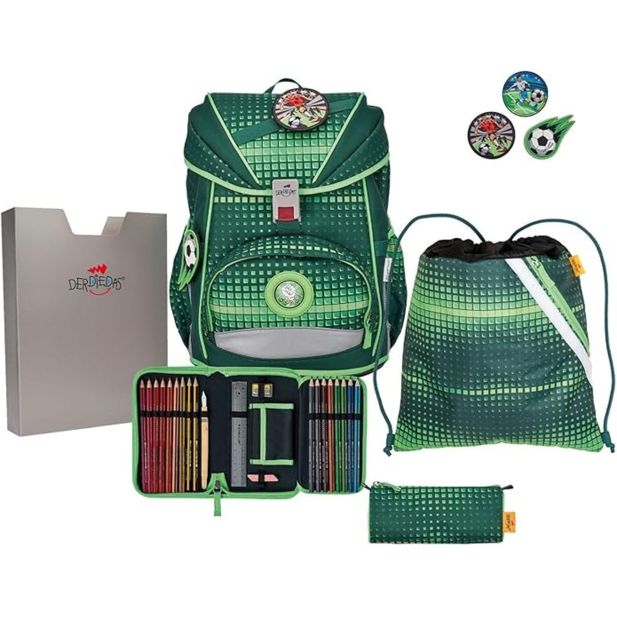 DerDieDas® Schulranzen Schulrucksackset Ergoflex DERDIEDAS D8505155