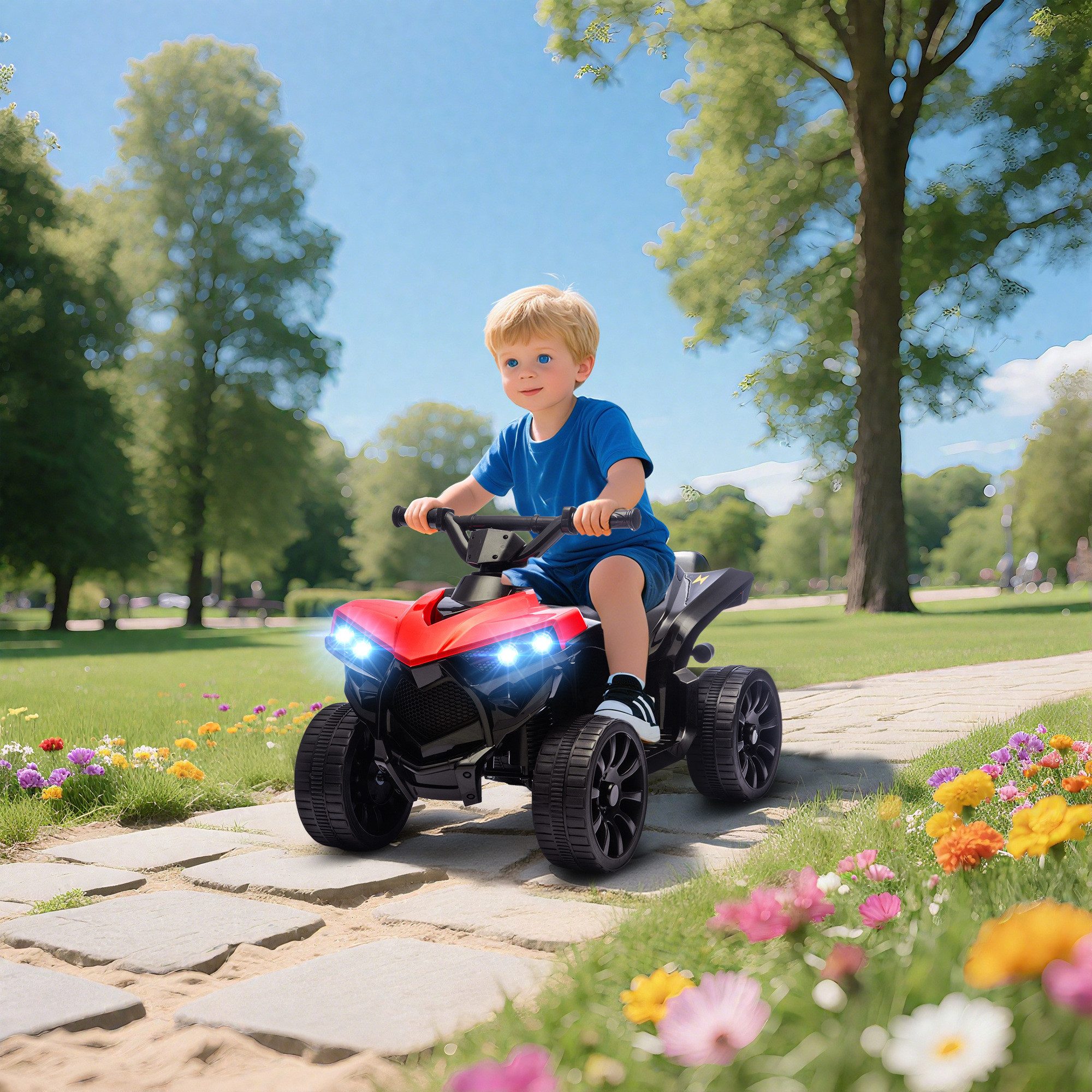 AIYAPLAY Elektro-Kinderquad 6V Elektro Quad für