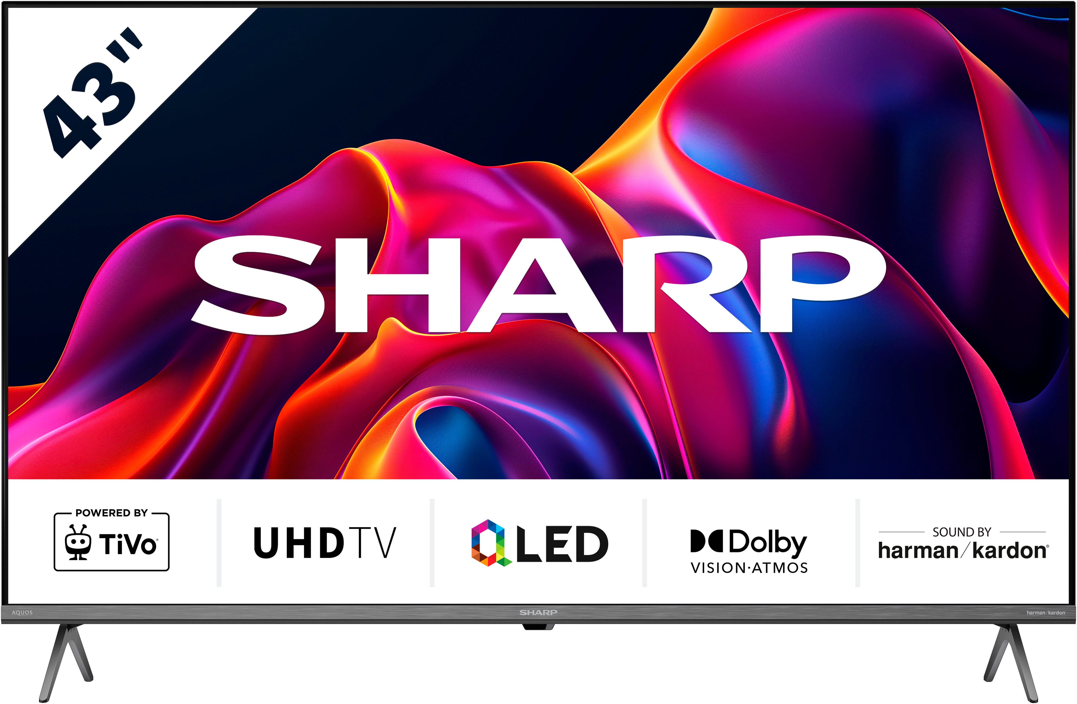 Sharp 4T-C43GMx QLED-Fernseher (108 cm/43 Zoll,