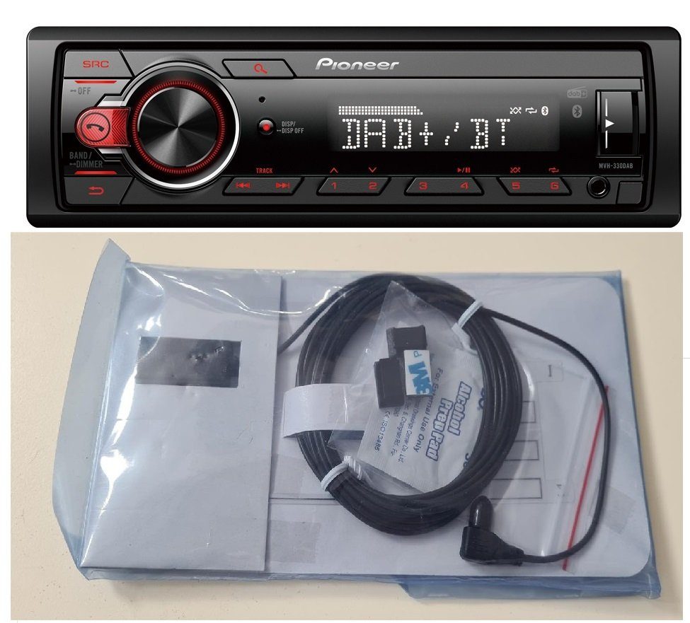 Pioneer Pioneer MVH-330DAB inkl. DAB Antenne