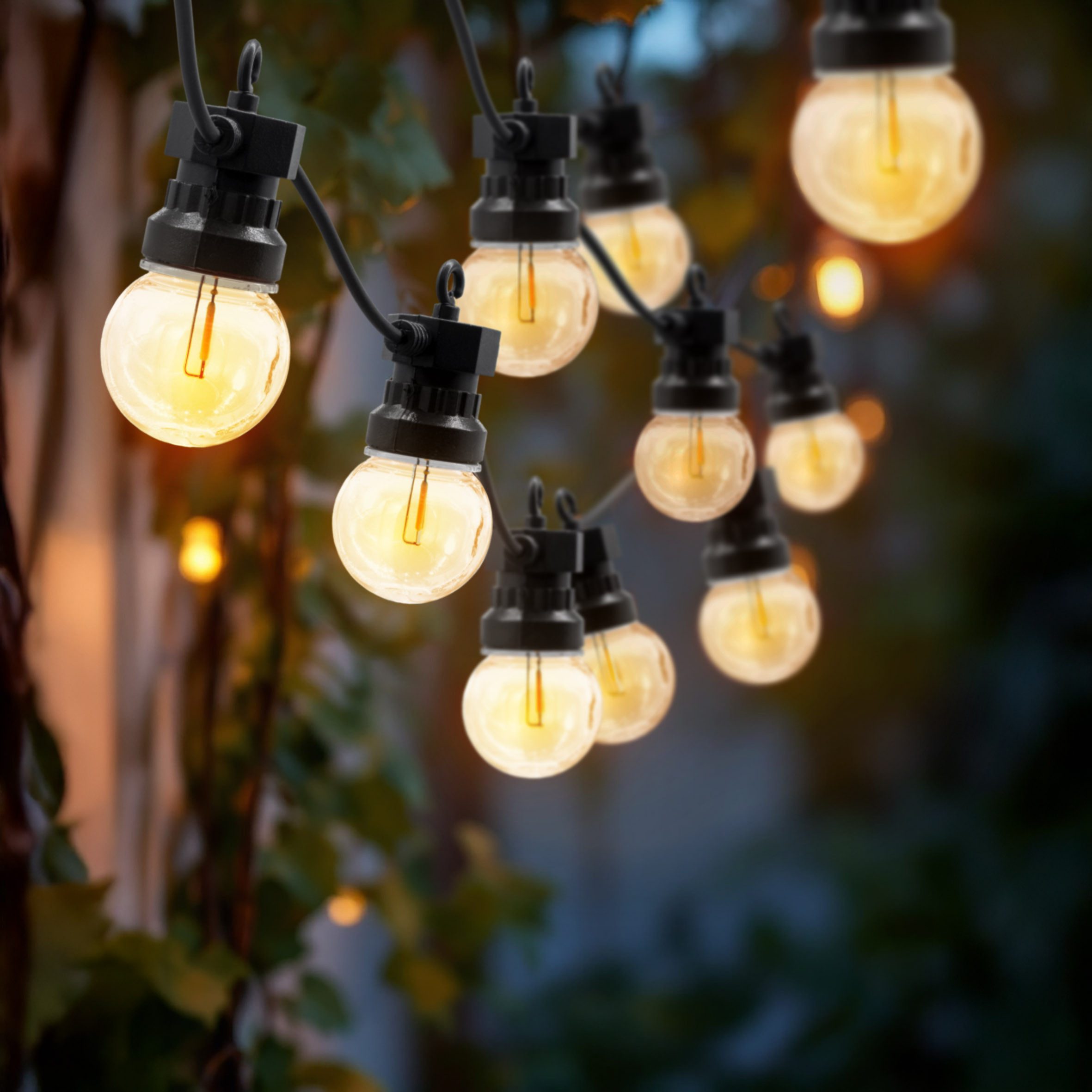 Spetebo LED-Lichterkette Außen Lichterkette 20 LED