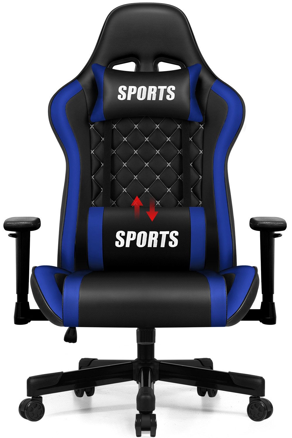 Homimaster Gaming-Stuhl Gaming Stuhl, Ergonomischer Bürostuhl,Gaming